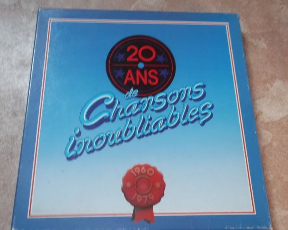 33 tours 20 ans de chansons inoubliables 1960/1979 CD et vinyles