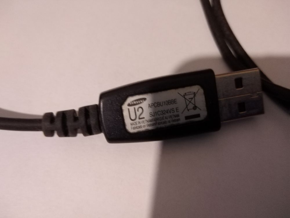 C&acirc;ble USB Samsung U2 Matériel informatique