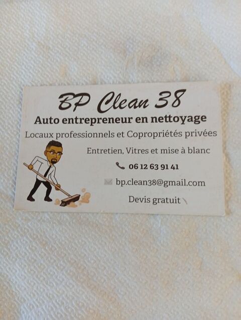 Nettoyage cabinet m&eacute;dical  , Local, copropri&eacute;t&eacute;, vitre, 0 38570 Le cheylas