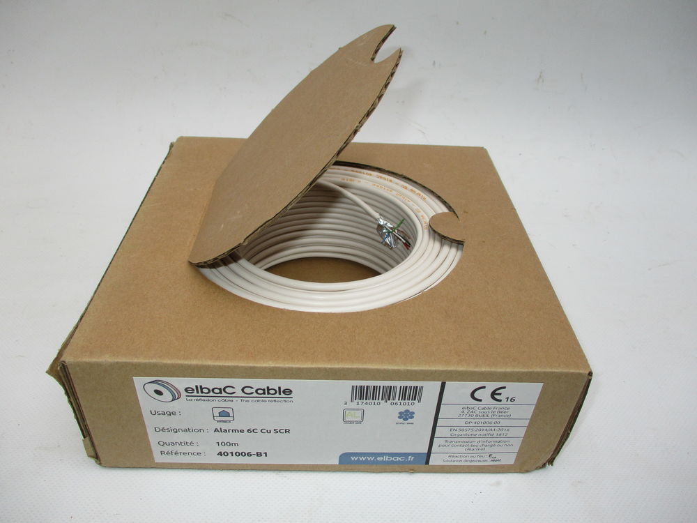 C&acirc;ble alarme souple 06C Cu SCR Bricolage
