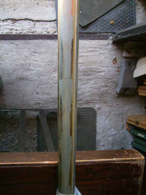 
Lot de 12m de baguettes m�tallis� en bois avec reflets vert 60 Wolxheim (67)