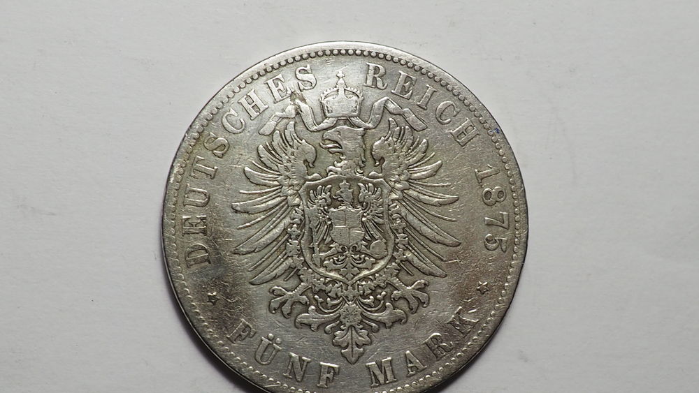 5 Mark 1875 J 