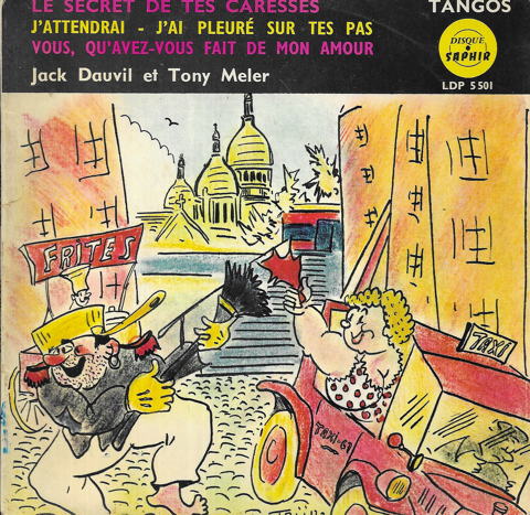 Vinyles 45 T , Jack Dauvil Et Tony Meler 1964 - 
4 Tours (37)