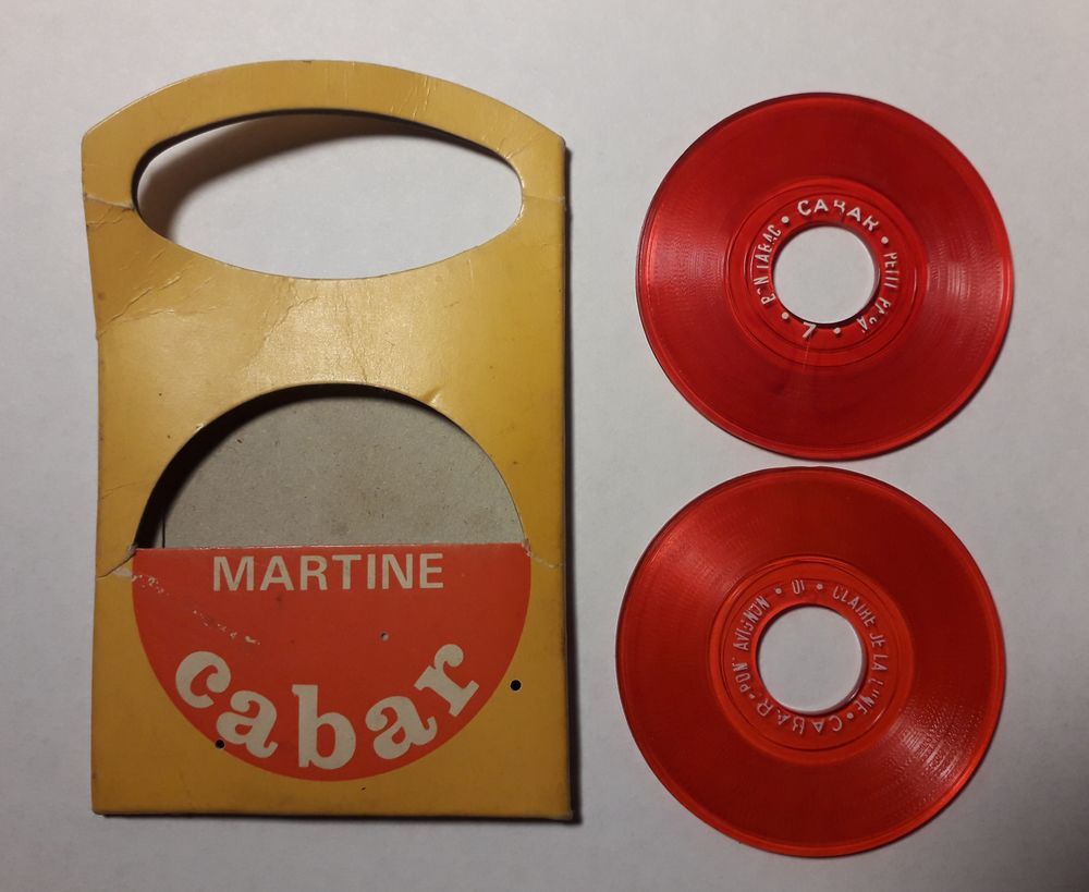 Mini disques CABAR pour poup&eacute;e 