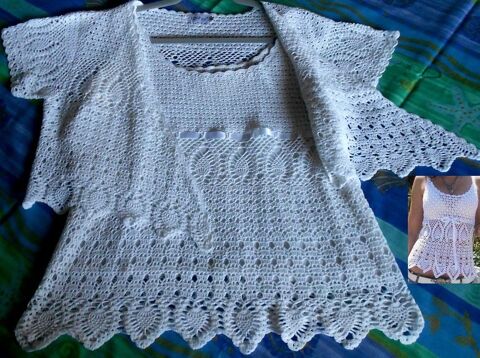 Top et Bol�ro en crochet Together 65 Antibes (06)