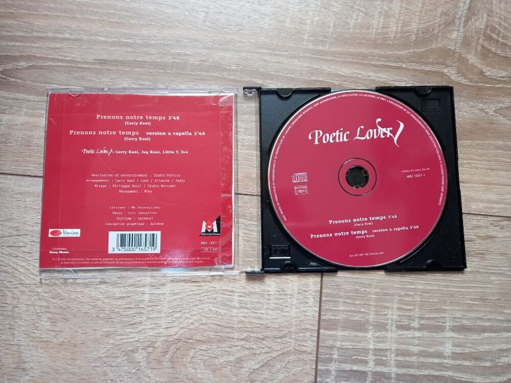 POETIC LOVER Prenons notre temps (cd single) CD et vinyles