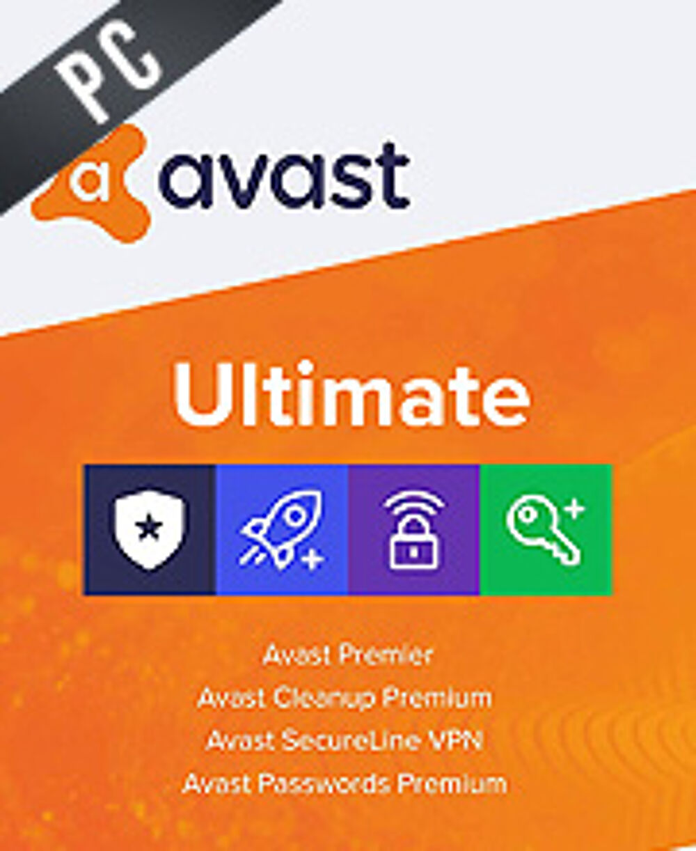 Avast Ultimate digital licence 1 an 1 PC antivirus
Matériel informatique