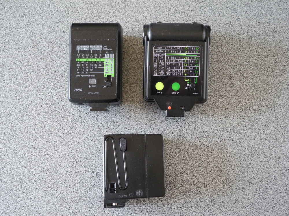 Lot de 3 flashs Photos/Video/TV