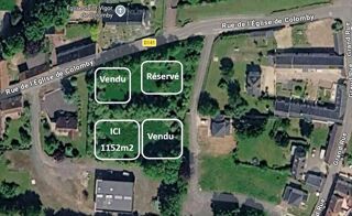  Terrain à vendre 1152 m² Colomby-sur-thaon