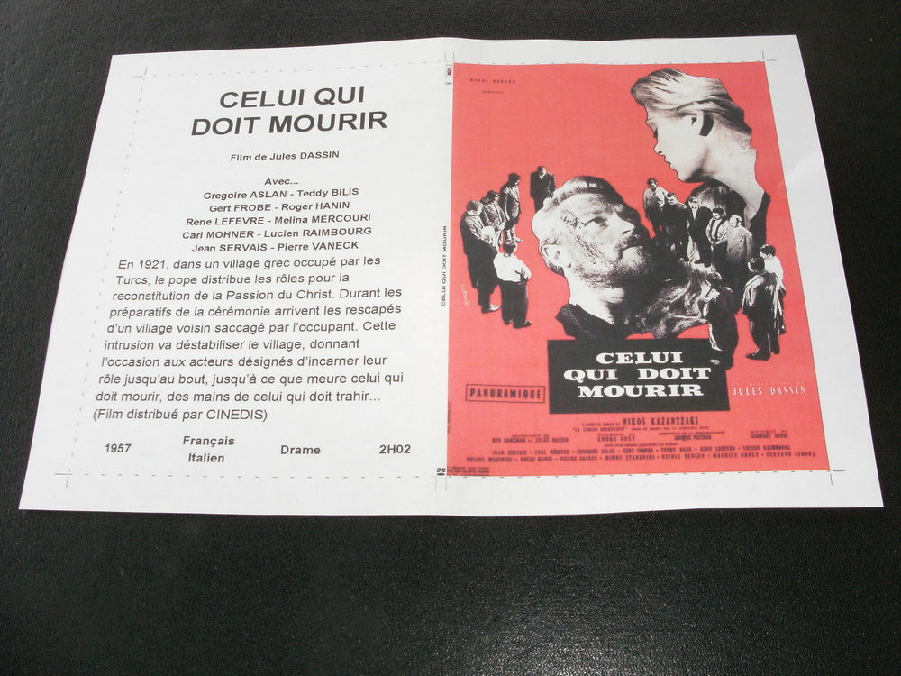 Film : " Celui qui doit mourir " DVD et blu-ray
