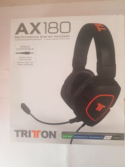 CASQUE AVEC MICROPHONE TRITTON AX 180  NEUF JAMAIS UTILISE 59 Paris 20 (75)