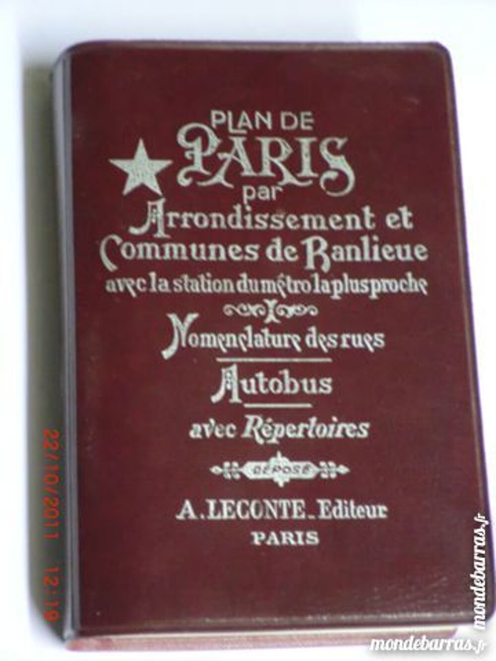 plan detaille de Paris p7 Livres et BD