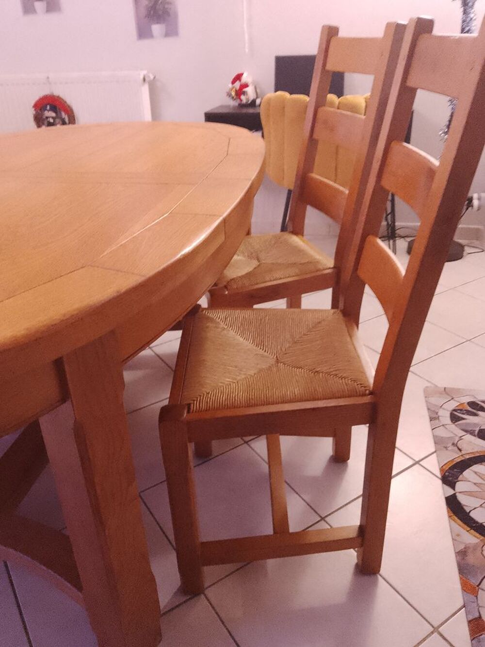Table en ch&ecirc;ne savoyarde Meubles