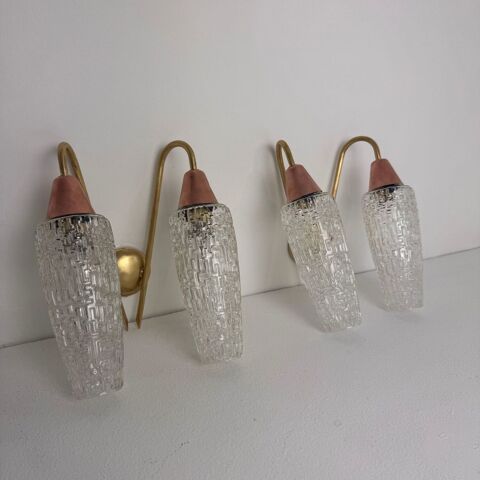 PAIRE D'ANCIENNES APPLIQUES DOUBLE  �MAISON ARLUS�  VINTAGE
200 Montreuil (93)