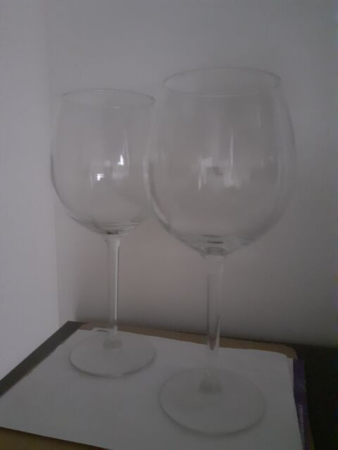 3 grands verres à pied (23cm) de dégustation de vin 7 Alfortville (94)