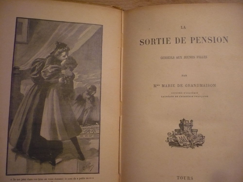 LA SORTIE DE PENSION (Conseils aux jeunes filles ) sans date Livres et BD