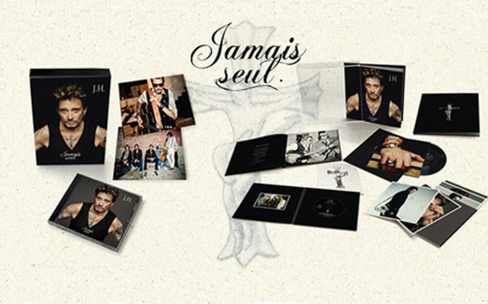 COFFRET JOHNNY HALLYDAY - Jamais seul CD et vinyles