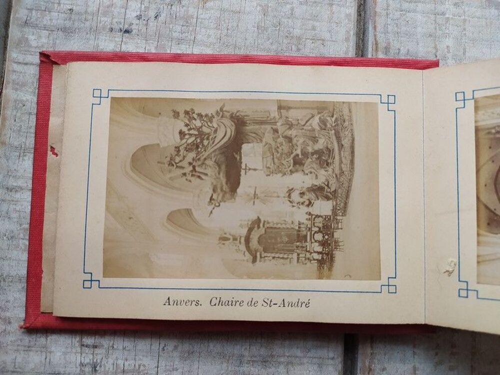 Anvers Album 12 Photographies Albumin&eacute;es XIX&egrave;me&nbsp; 
