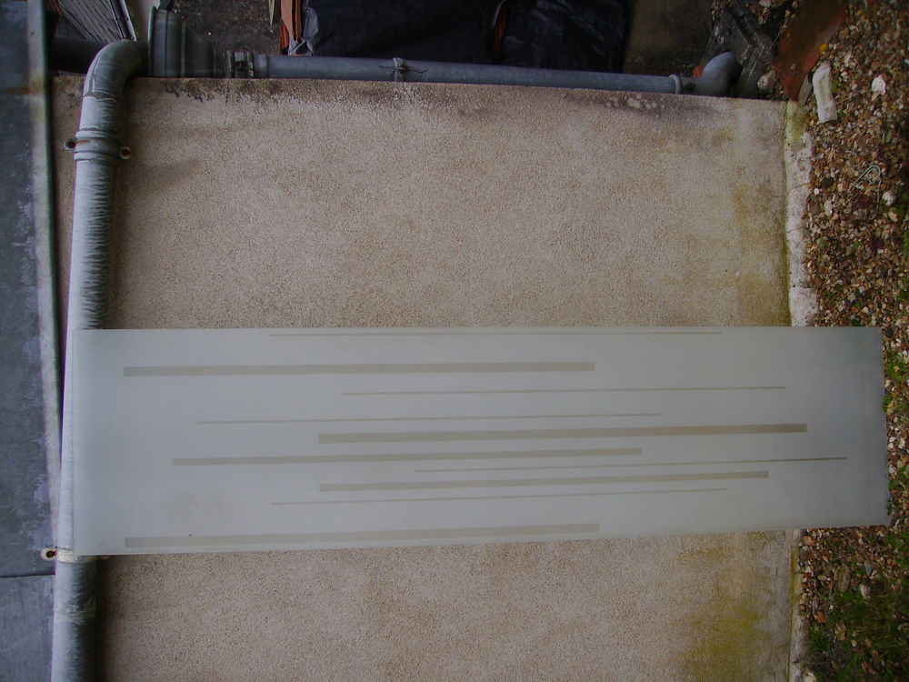 plaque de verre Bricolage