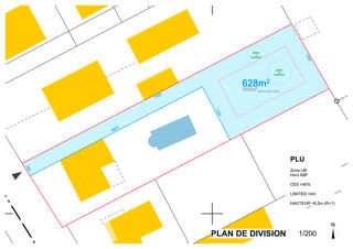  Terrain � vendre 628 m�