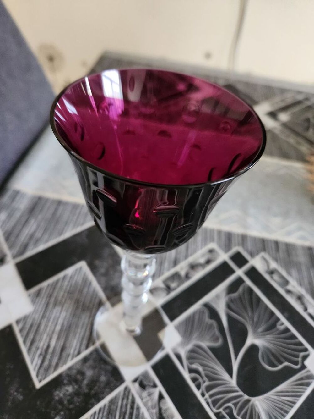 Lot de 4 verres st louis 