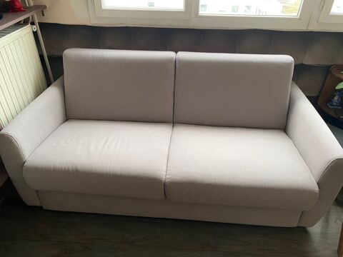 Canap lit moderne deux places beige clair 0 Paris 15 (75)