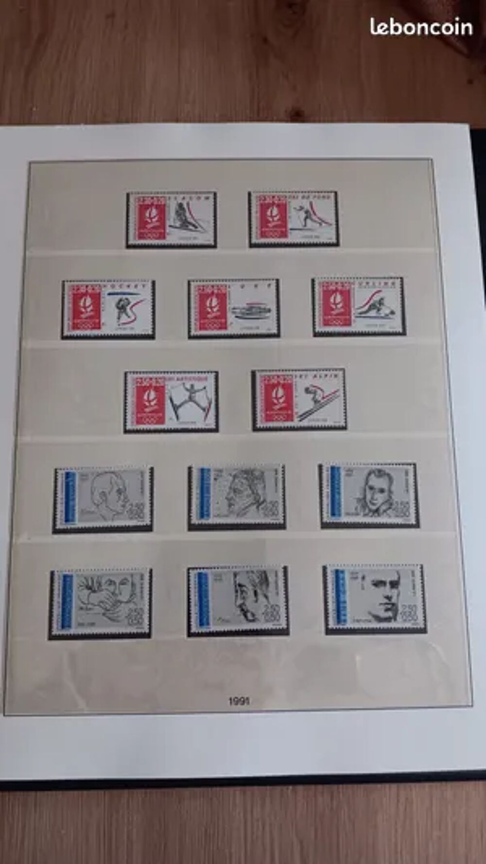 Collection de timbres non oblit&eacute;rer 