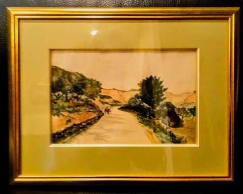 Tableaux peinture aquarelle 1931 140 Toulon (83)