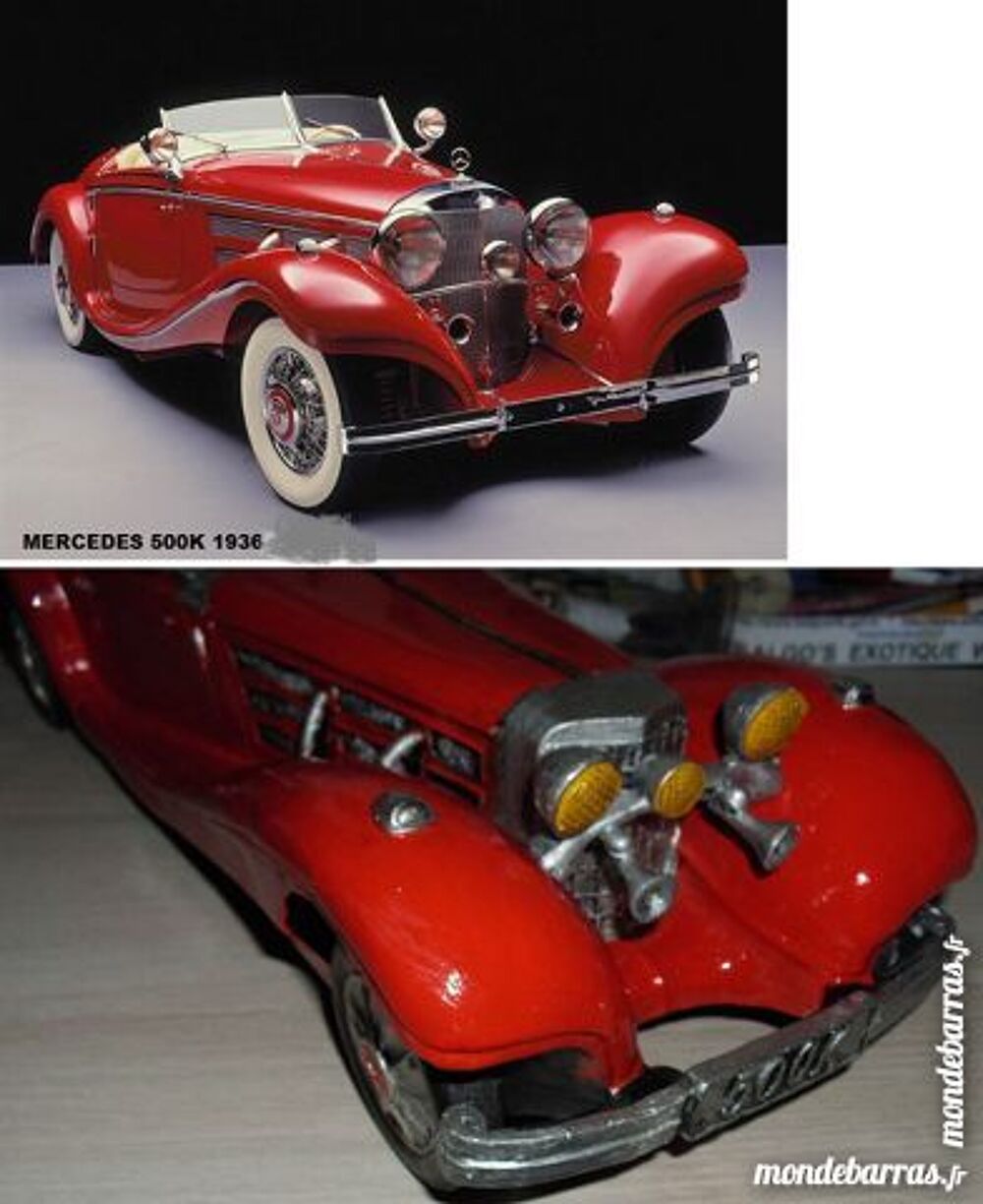 Mercedes 500K Spezialroadster 1936 Décoration