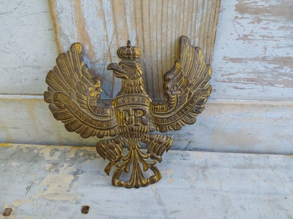 Aigle Insigne Plaque de casque Allemand 14-18 WW1 