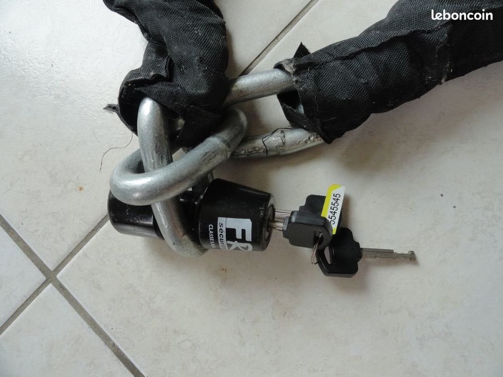 Chaine antivol pour moto FR Sports