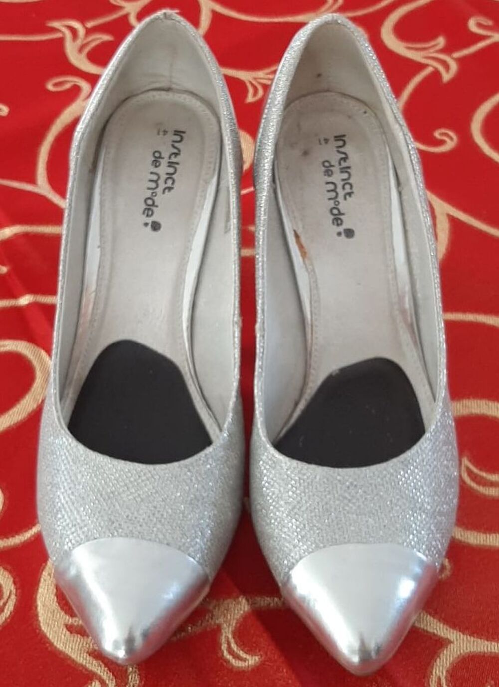 CHAUSSURES DE FETES ARGENTEES Chaussures