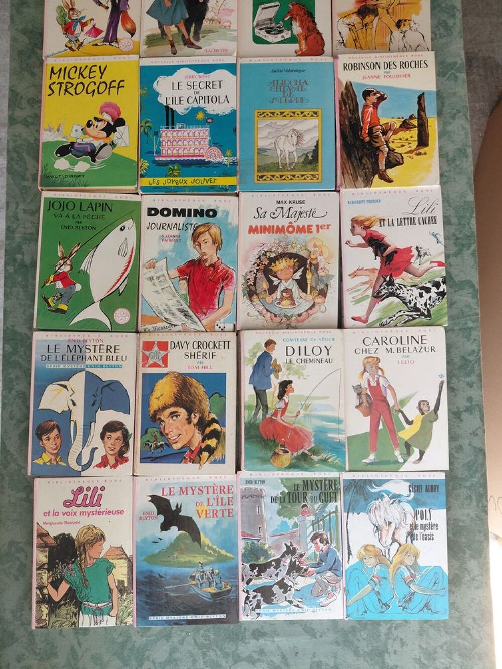 Minis- albums : bibliotheque verte et rose, en exelkent etat Livres et BD