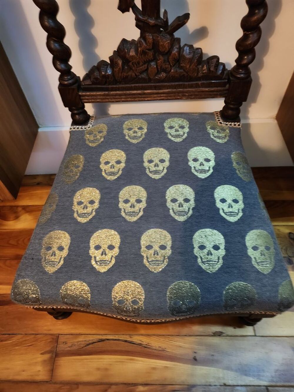 Chaise "Prie Dieu" XIX eme en superbe &eacute;tat Décoration