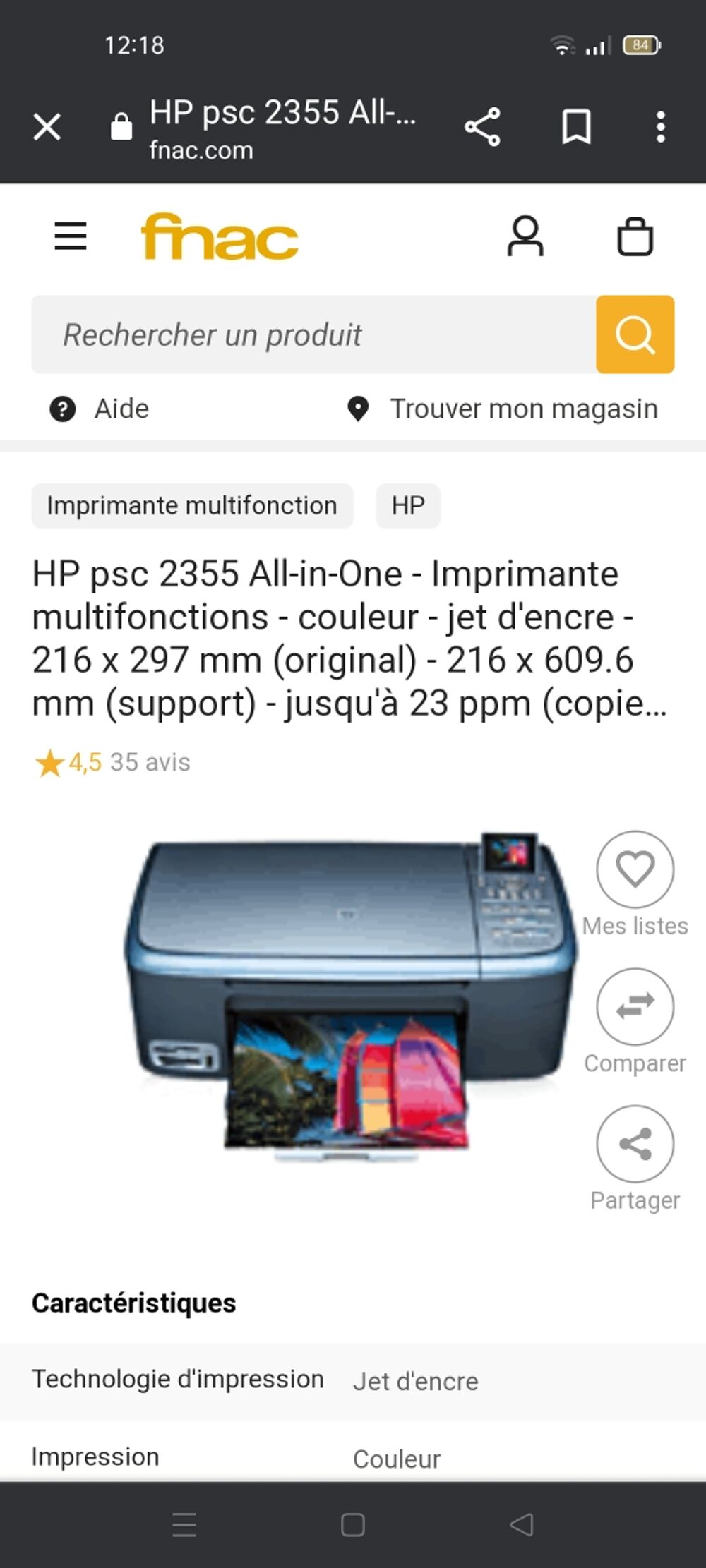 Imprimante Fax Scanner HP Matériel informatique