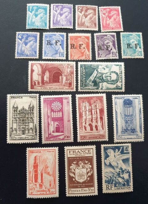 Entre 650 et 669 timbres avec charnire 1 Jou-ls-Tours (37)