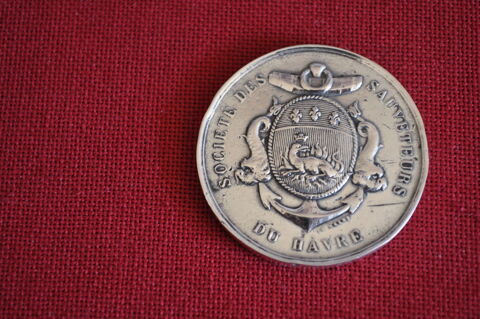 mdaille des sauveteurs du HAVRE de 1889  n19 20 Saint-Germain (10)