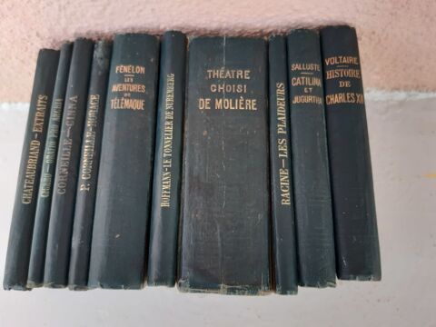 Collection Livres 1900 VOLTAIRE, SALLUSTRE, MOLIERE , etc... 10 Le Vernois (39)