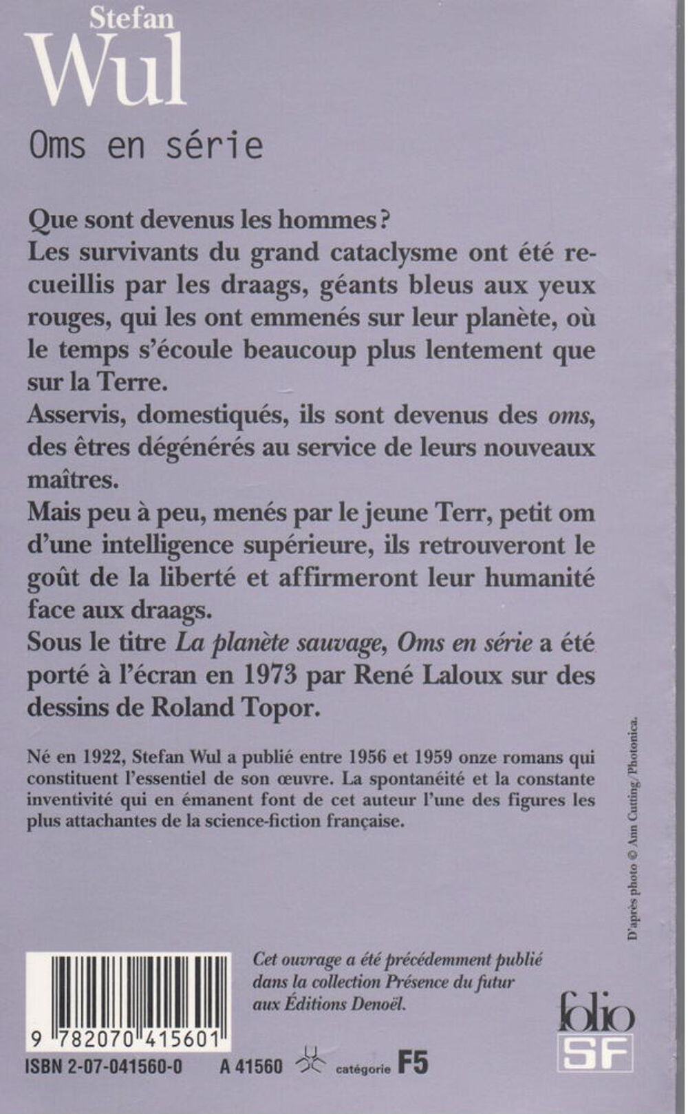 Lot-02 de 4 livres de science fiction Livres et BD