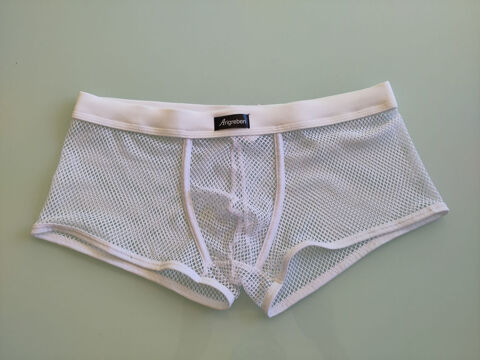 Boxer maille transparent blanc taille M 8.5 Bourg-Blanc (29)