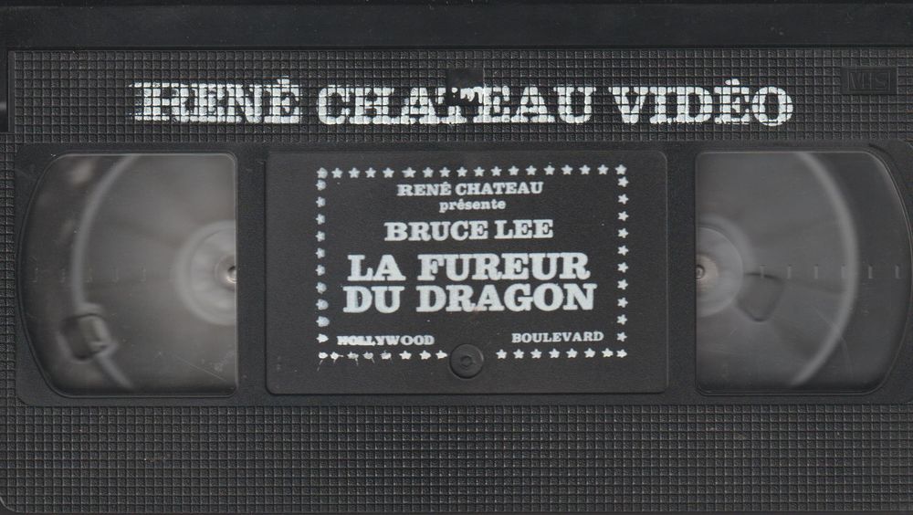 VHS LA FUREUR DU DRAGON DVD et blu-ray
