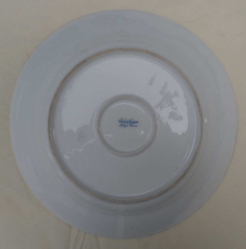 Lot de 5 plats de service vintage ann&eacute;es 60/70 porcelaine Cuisine