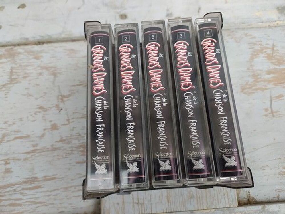 5 Cassettes Audio Les Grandes Dames de la Chanson Fran&ccedil;aise CD et vinyles
