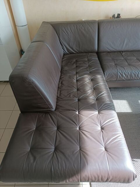 Canap d'angle cuir 400 Gujan-Mestras (33)