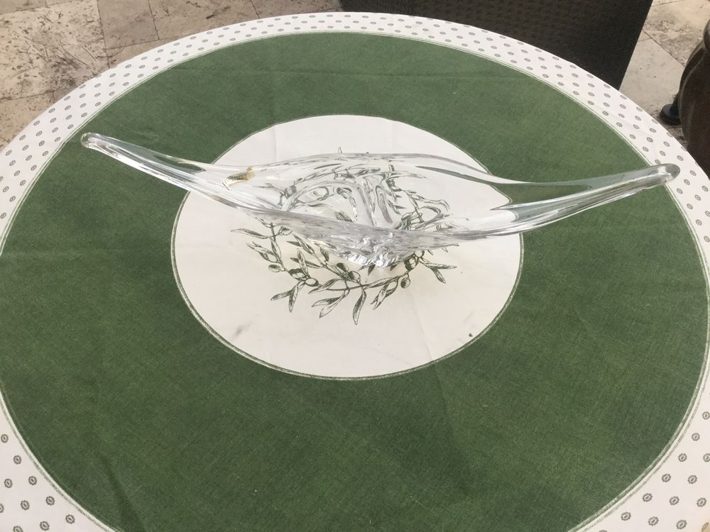 coupe en verre ann&eacute;e 1960 Décoration