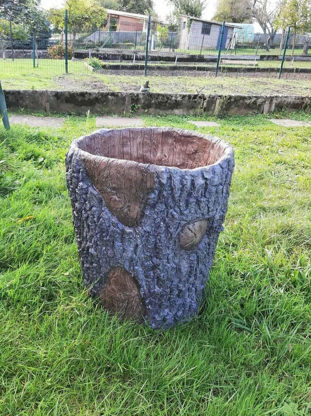 Pots de jardin d&eacute;coratifs, imitation bois Jardin