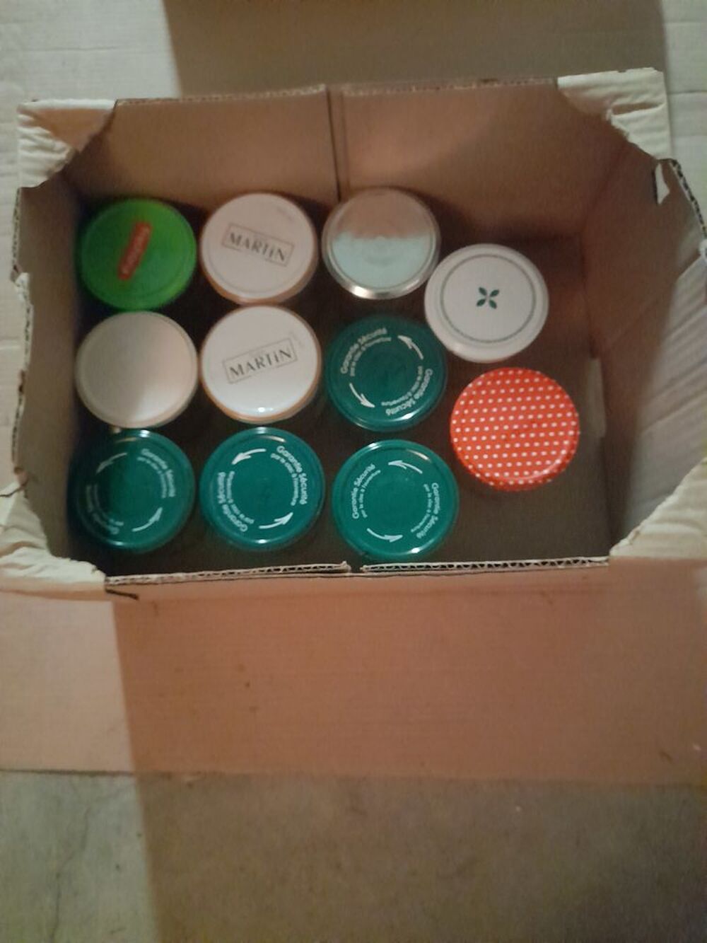 Lot de 10 pots de confiture vides Cuisine