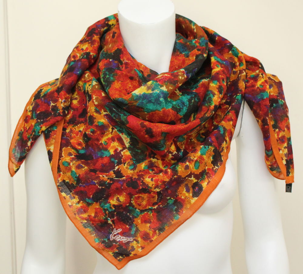 Foulard floral multicolore KENZO Vêtements