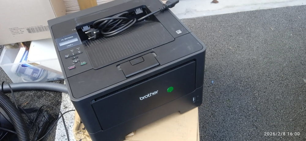 HL-5470DW Imprimante laser monochrome recto-verso, r&eacute;seau WI Matériel informatique