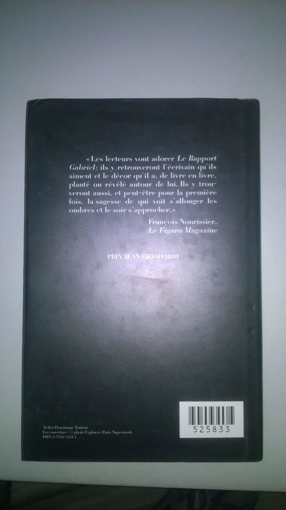 Livre Le Rapport Gabriel 
D'ORMESSON, JEAN 
Livres et BD